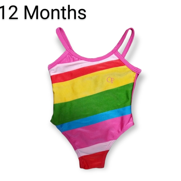 OP Rainbow swimsuit - Picture 1 of 3